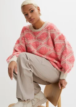 Femme bonprix Maille|Pulls & Gilets|Pull en maille boxy