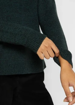 bonprix Pull en maille chinée à col rond|Femme Maille|Pulls & Gilets