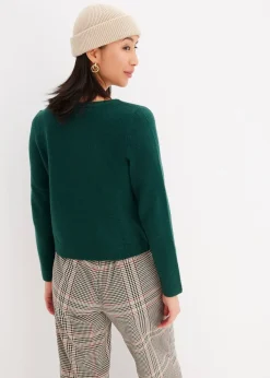 Femme bonprix Maille|Pulls & Gilets|Pull en maille col bateau