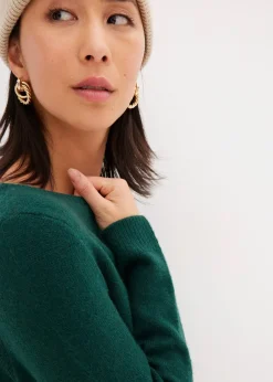 Femme bonprix Maille|Pulls & Gilets|Pull en maille col bateau