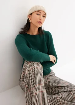 Femme bonprix Maille|Pulls & Gilets|Pull en maille col bateau