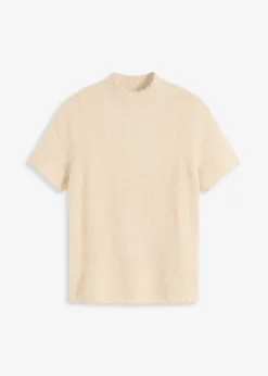 Femme bonprix Maille|Pulls & Gilets|Pull en maille poilue