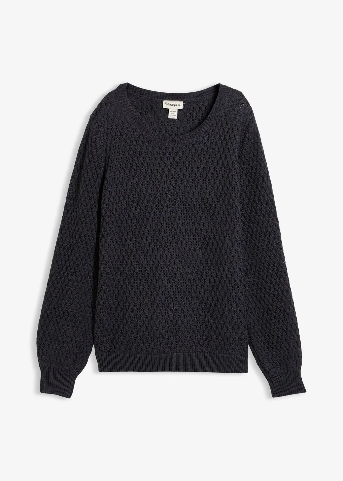 Femme bonprix Maille|Pulls & Gilets|Pull en maille texturée de coton mélangé