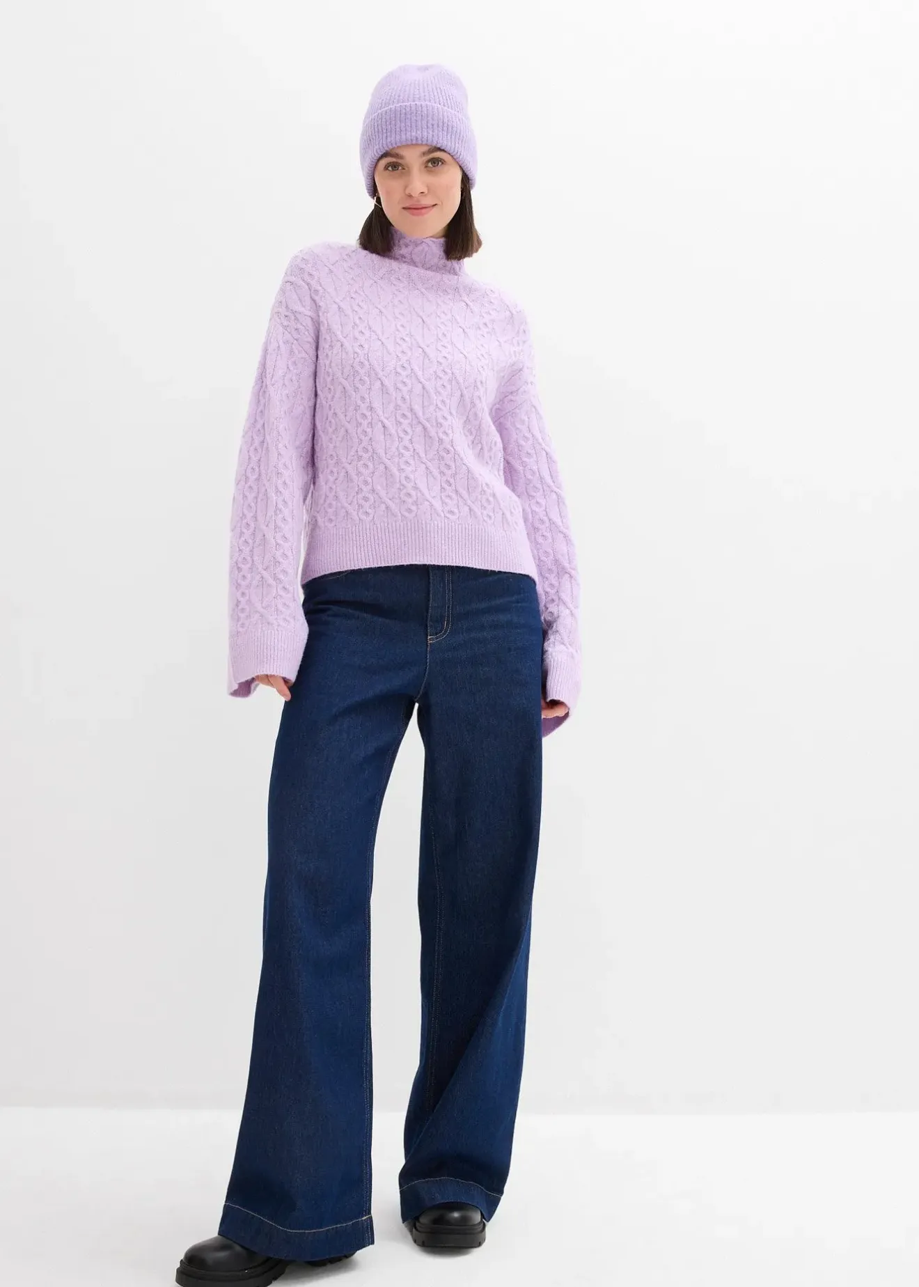 Femme bonprix Maille|Pulls & Gilets|Pull en maille torsadée