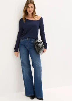 Femme bonprix Maille|Pulls & Gilets|Pull fluide en viscose majoritaire