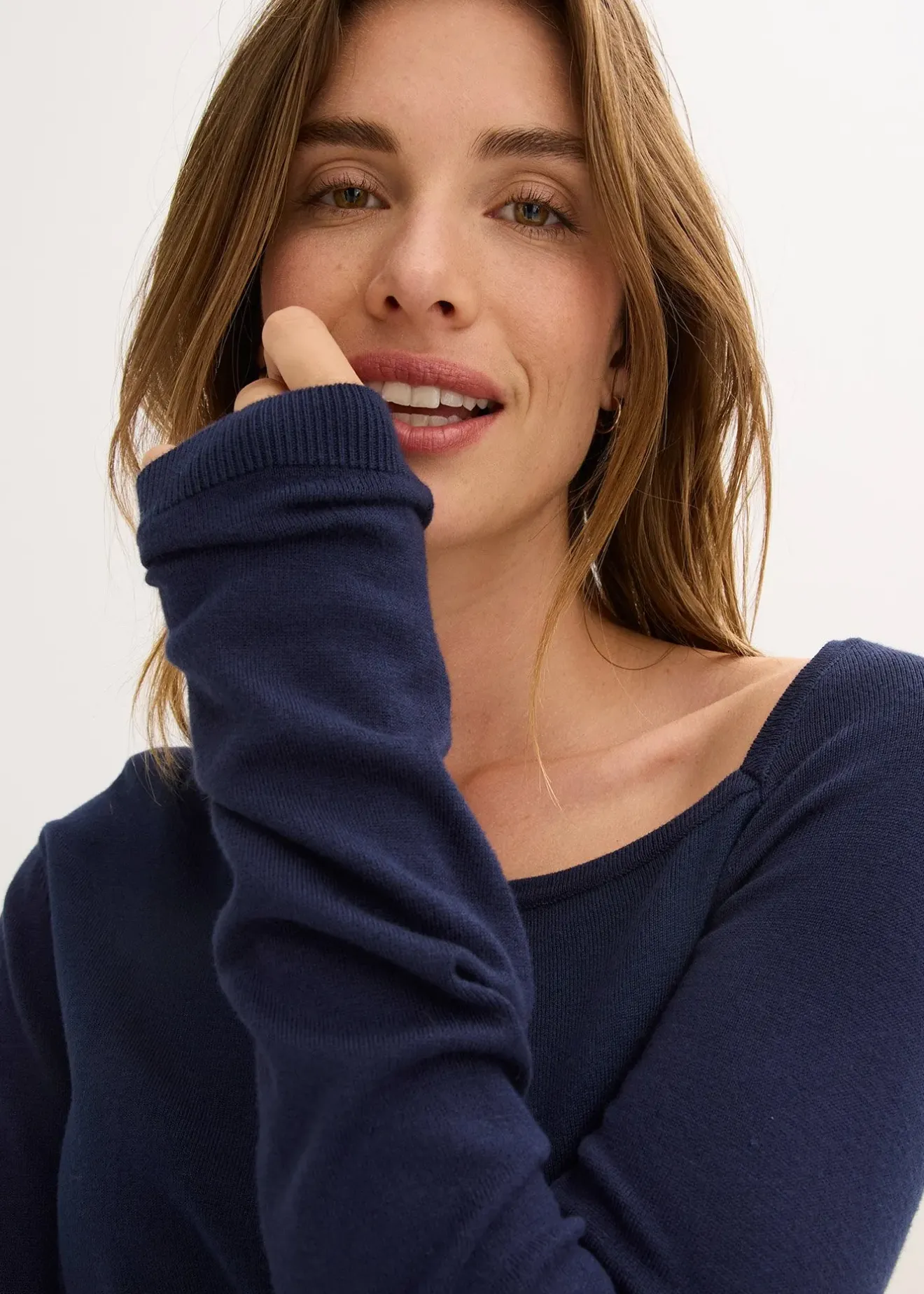 Femme bonprix Maille|Pulls & Gilets|Pull fluide en viscose majoritaire