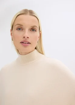 Femme bonprix Maille|Pulls & Gilets|Pull forme cape en viscose mélangée