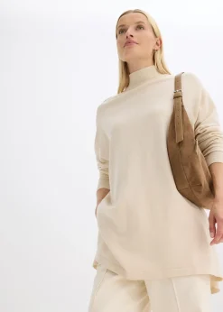 Femme bonprix Maille|Pulls & Gilets|Pull forme cape en viscose mélangée