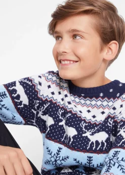 Enfant bonprix Vêtements Enfant|Garçons 9-16 Ans·Pulls & Sweats|Pull garçon avec rennes