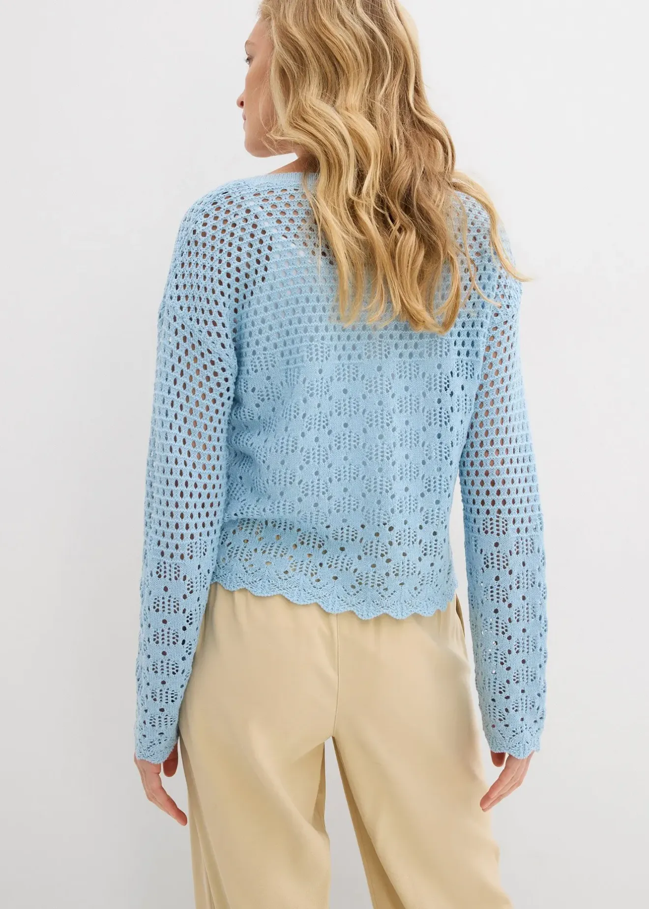 Femme bonprix Maille|Pulls & Gilets|Pull léger en maille ajourée