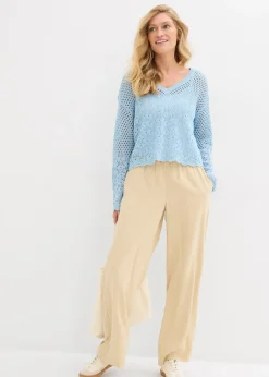 Femme bonprix Maille|Pulls & Gilets|Pull léger en maille ajourée