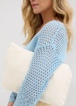 Femme bonprix Maille|Pulls & Gilets|Pull léger en maille ajourée