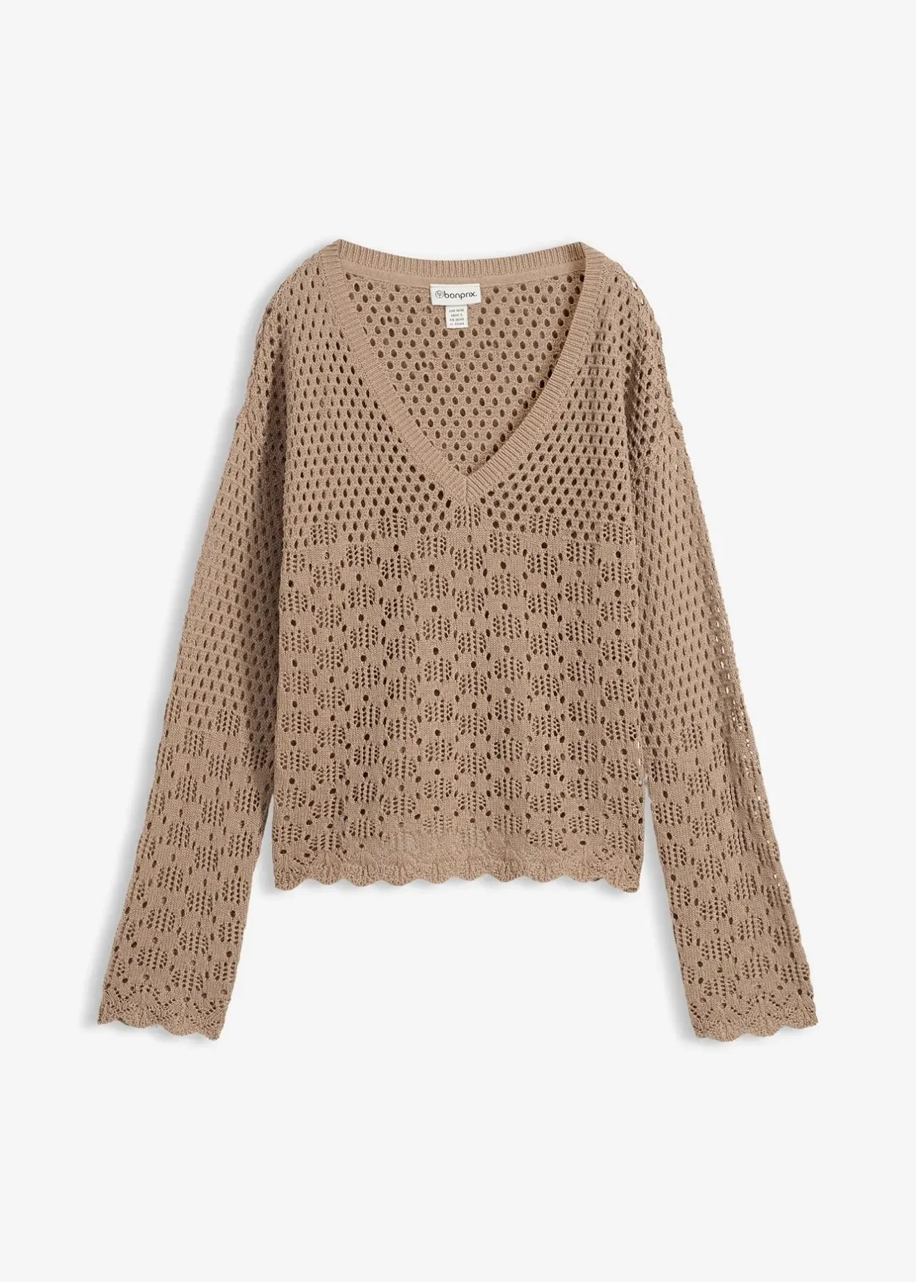 Femme bonprix Maille|Pulls & Gilets|Pull léger en maille ajourée