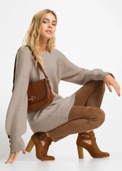 bonprix Pull long à boutons|Femme Maille|Pulls & Gilets