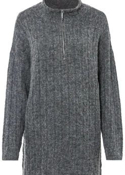 Femme bonprix Maille|Pulls & Gilets|Pull long en maille torsadée