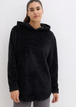 bonprix Pull long en polaire douce, oversize|Femme Homewear|Sous-Vêtements Sport