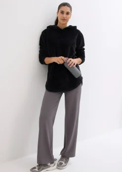 bonprix Pull long en polaire douce, oversize|Femme Homewear|Sous-Vêtements Sport