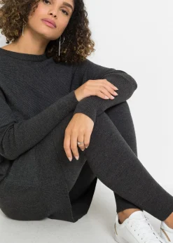 Femme bonprix Maille|Pulls & Gilets|Pull long en viscose mélangée