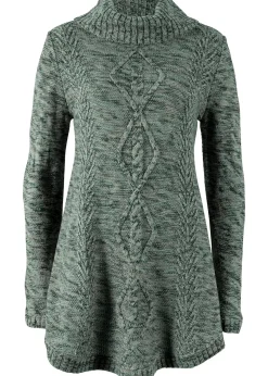 Femme bonprix Maille|Pulls & Gilets|Pull long esprit poncho, manches longues