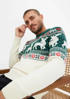 bonprix Pull norvégien|Homme Pulls & Gilets