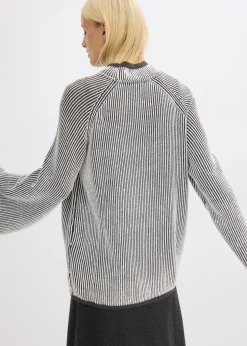 Femme bonprix Maille|Pulls & Gilets|Pull oversize à col montant