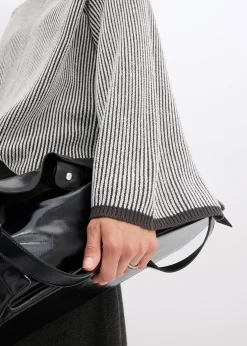 Femme bonprix Maille|Pulls & Gilets|Pull oversize à col montant