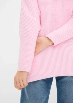 Femme bonprix Maille|Pulls & Gilets|Pull oversize à col polo