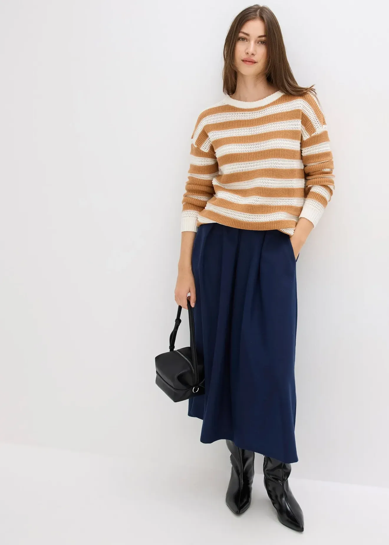 Femme bonprix Maille|Pulls & Gilets|Pull oversize 100% coton