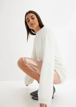 bonprix Pull oversize à décolleté profond dans le dos|Femme Maille|Pulls & Gilets