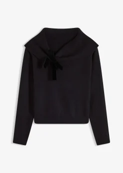 Femme bonprix Maille|Pulls & Gilets|Pull oversize à encolure Bardot