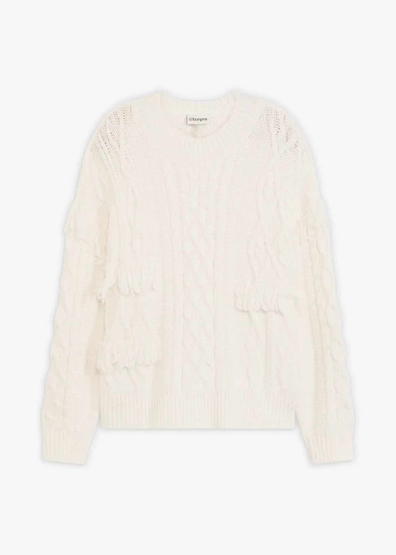 Femme bonprix Maille|Pulls & Gilets|Pull oversize à franges