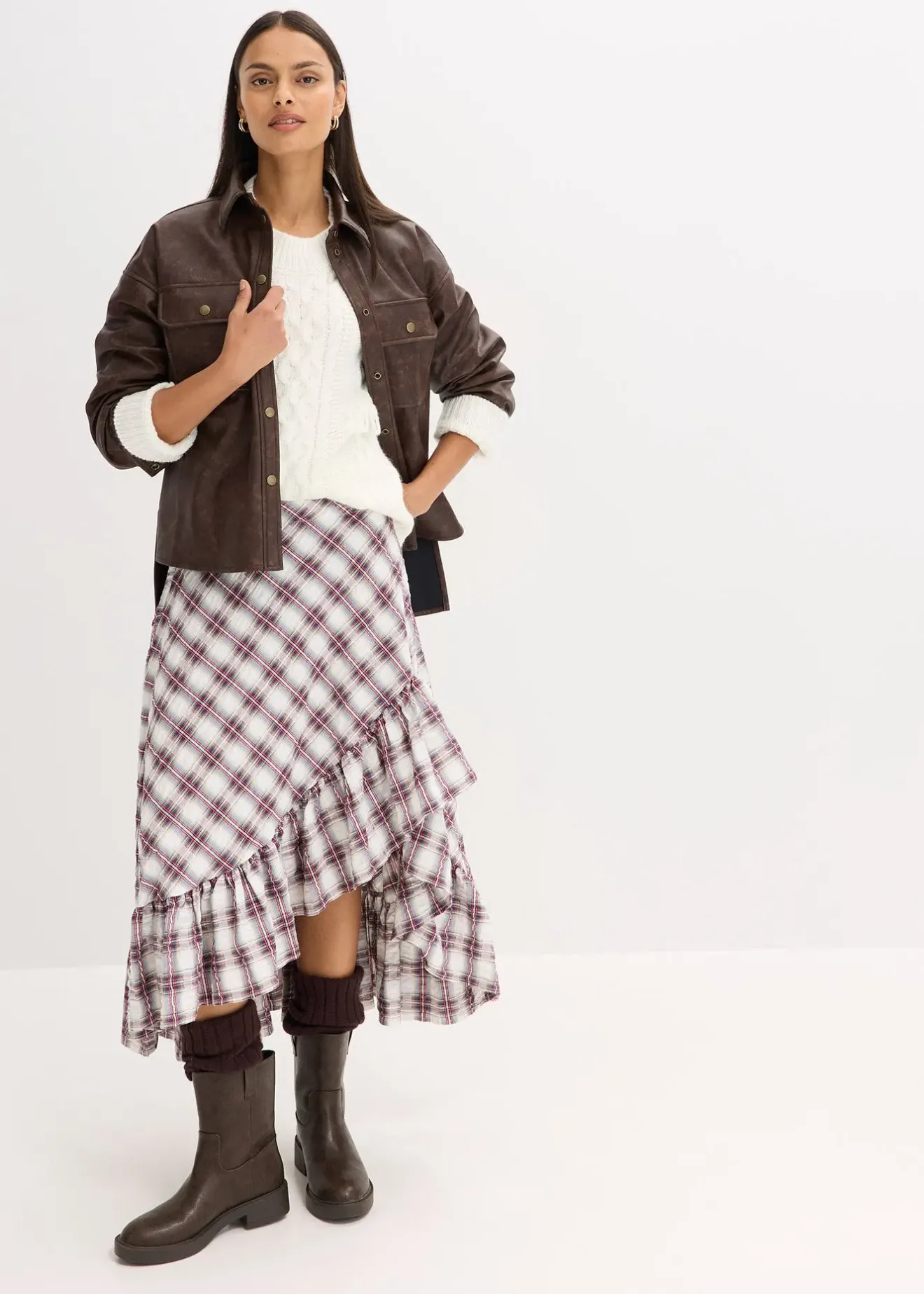 Femme bonprix Maille|Pulls & Gilets|Pull oversize à franges