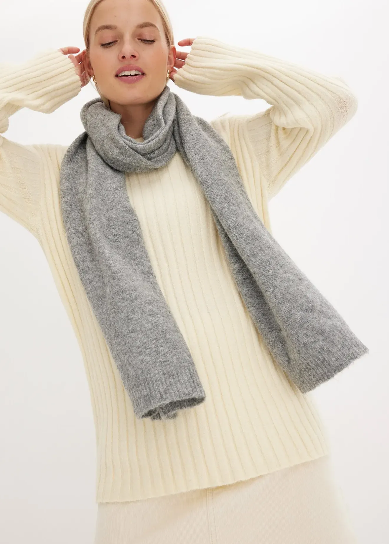 Femme bonprix Maille|Pulls & Gilets|Pull oversize côtelé