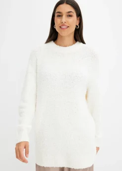 Femme bonprix Maille|Pulls & Gilets|Pull oversize en maille bouclette