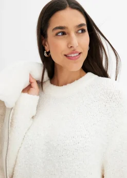 Femme bonprix Maille|Pulls & Gilets|Pull oversize en maille bouclette