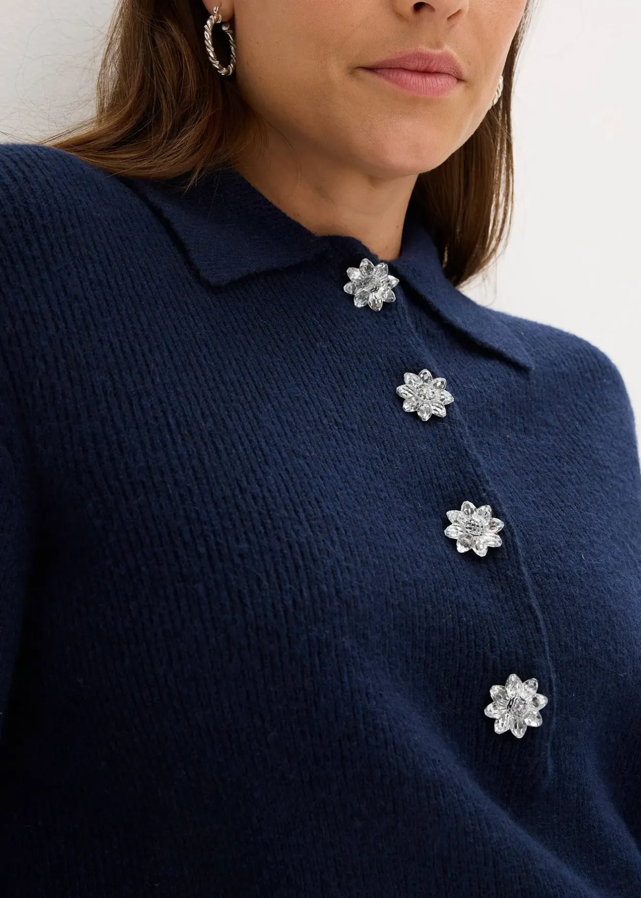 bonprix Pull polo avec laine|Femme Maille|Pulls & Gilets