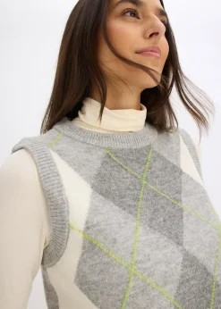 Femme bonprix Maille|Pulls & Gilets|Pull sans manches