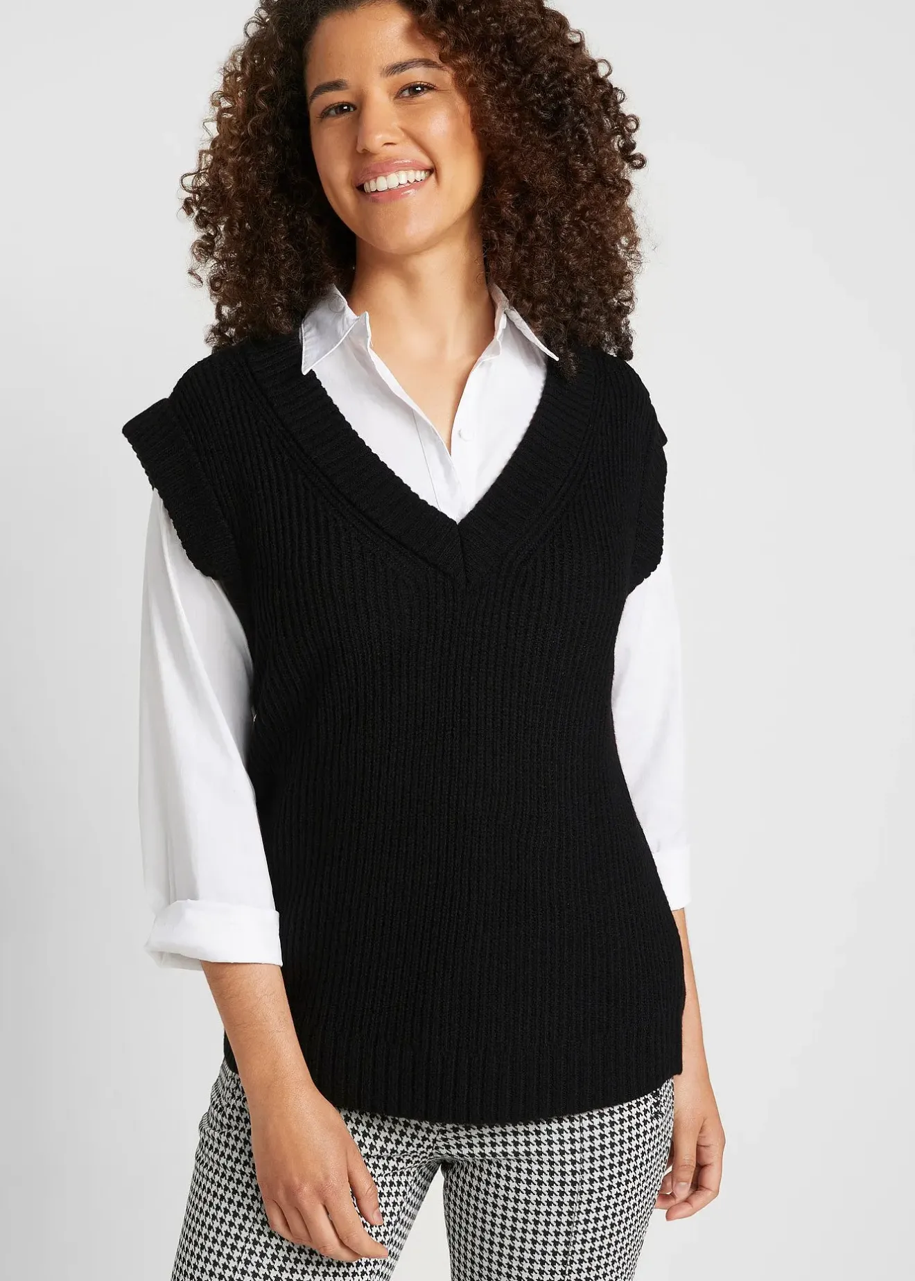 Femme bonprix Maille|Pulls & Gilets|Pull sans manches