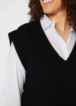 Femme bonprix Maille|Pulls & Gilets|Pull sans manches