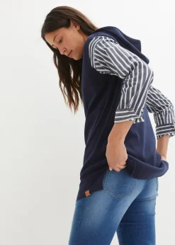 bonprix Pull sans manches à capuche, oversize|Femme Maille|Pulls & Gilets