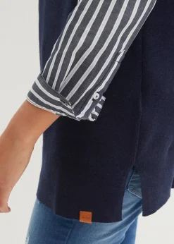 bonprix Pull sans manches à capuche, oversize|Femme Maille|Pulls & Gilets