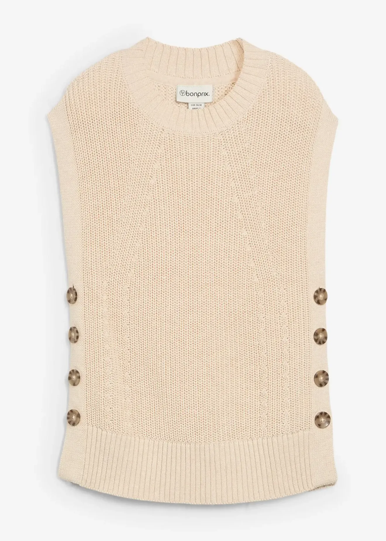 bonprix Pull sans manches en maille|Femme Maille|Pulls & Gilets