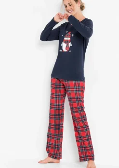 bonprix Pyjama 100% coton|Femme Lingerie Nuit