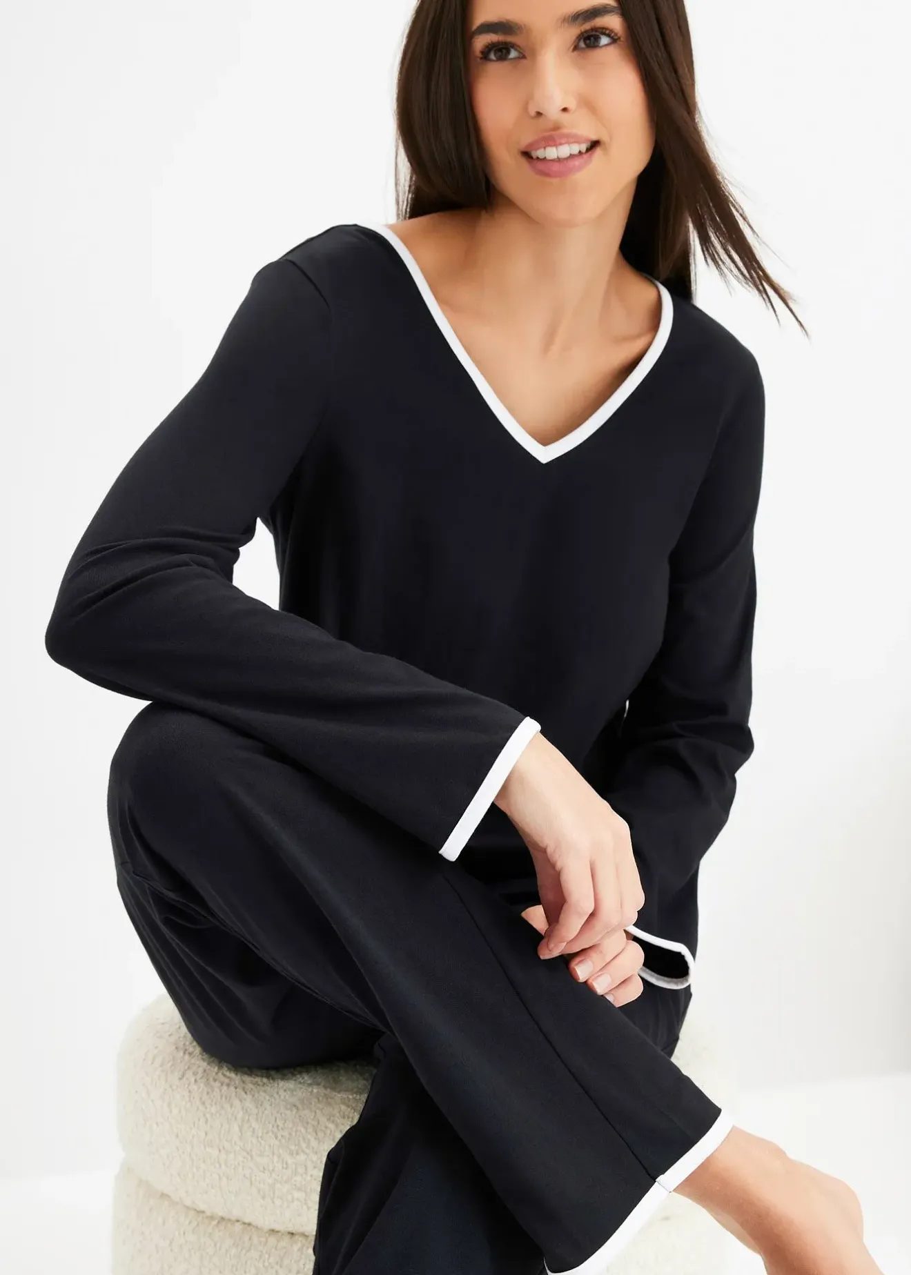 Femme bonprix Basiques|Lingerie Nuit|Pyjama 100% coton