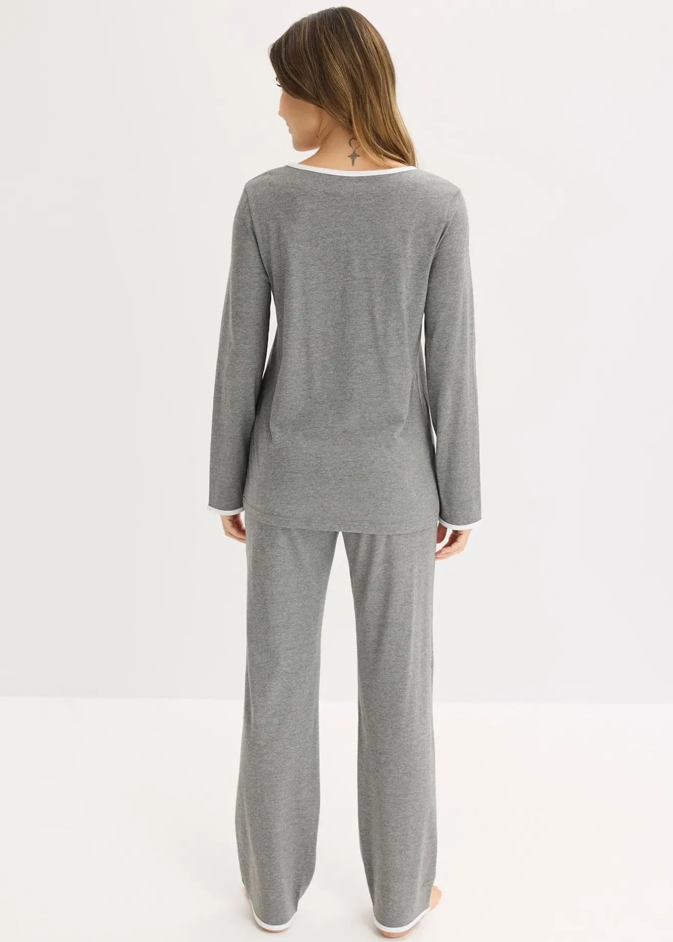 bonprix Pyjama 100% coton|Femme Basiques|Lingerie Nuit