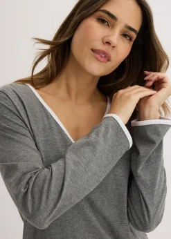 bonprix Pyjama 100% coton|Femme Basiques|Lingerie Nuit