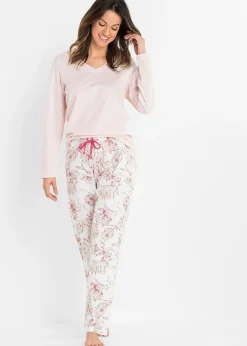 bonprix Pyjama 100% coton|Femme Lingerie Nuit