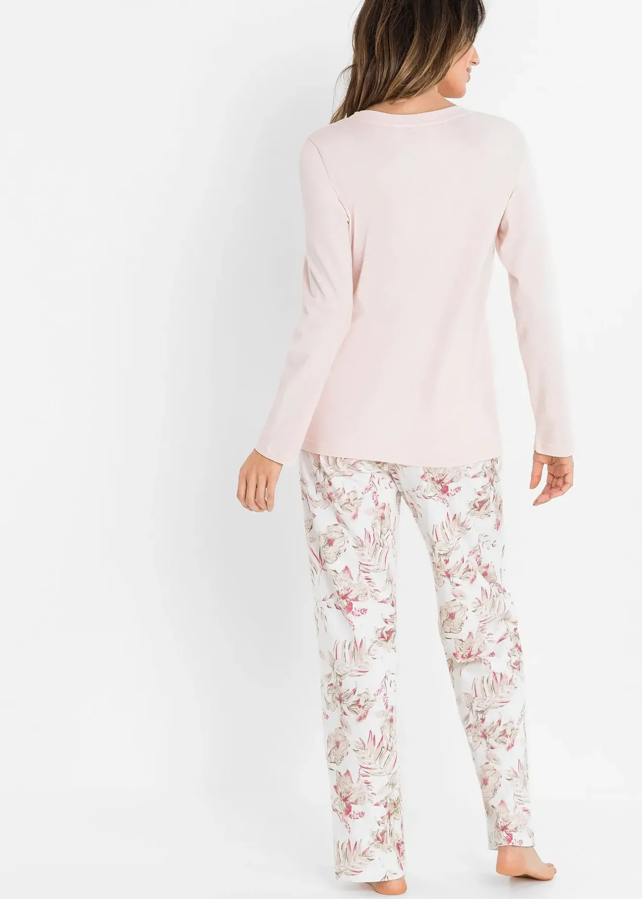 bonprix Pyjama 100% coton|Femme Lingerie Nuit