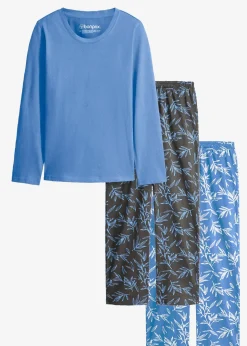 Femme bonprix Lingerie Nuit|Pyjama 100% coton (2 bas et 1 haut)