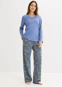 Femme bonprix Lingerie Nuit|Pyjama 100% coton (2 bas et 1 haut)